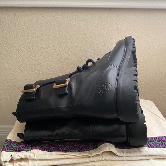 Tory Burch Combat Boots - Picture 7 of 9